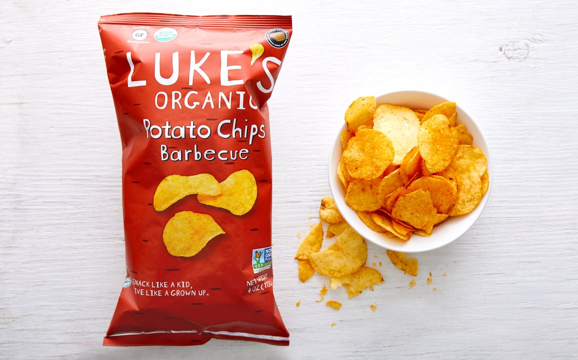 Organic Barbecue Potato Chips Luke's Organic SF Bay Good Eggs